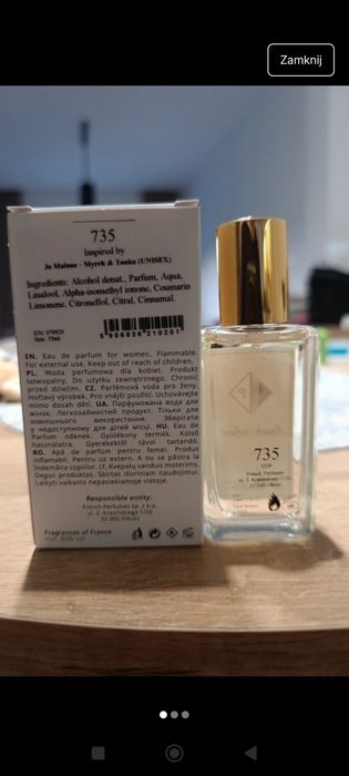 Francuskie perfumy 735 damskie Jo Mal.one