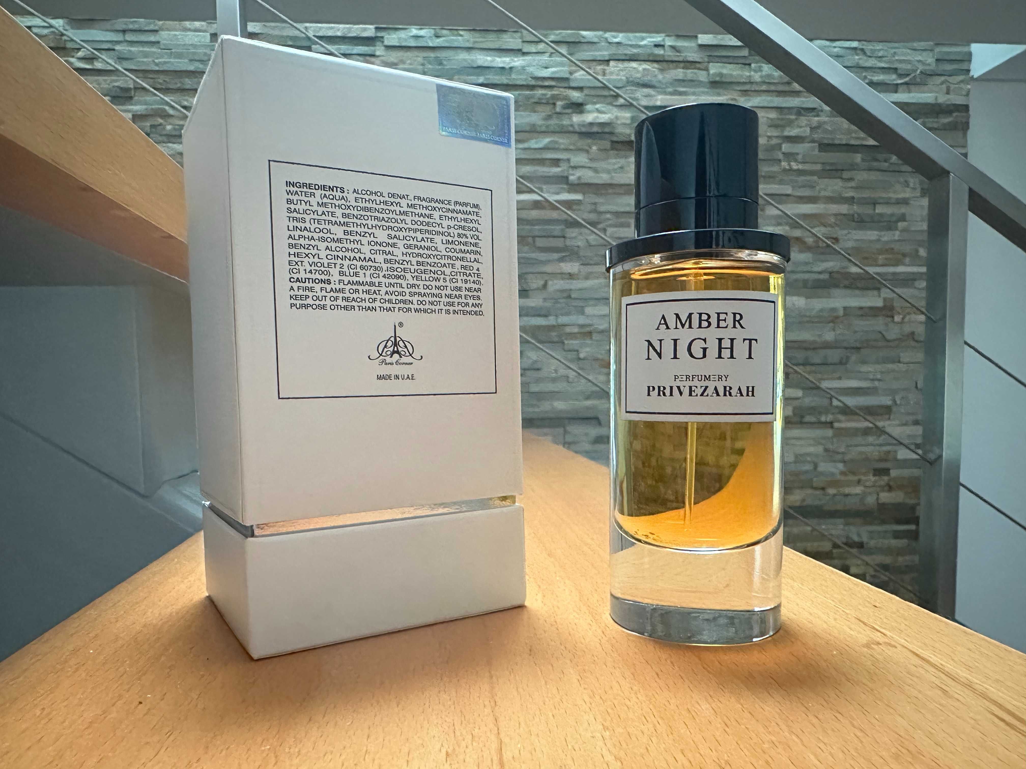 Prive Zarah - Amber Night Eau De Parfum 80ml