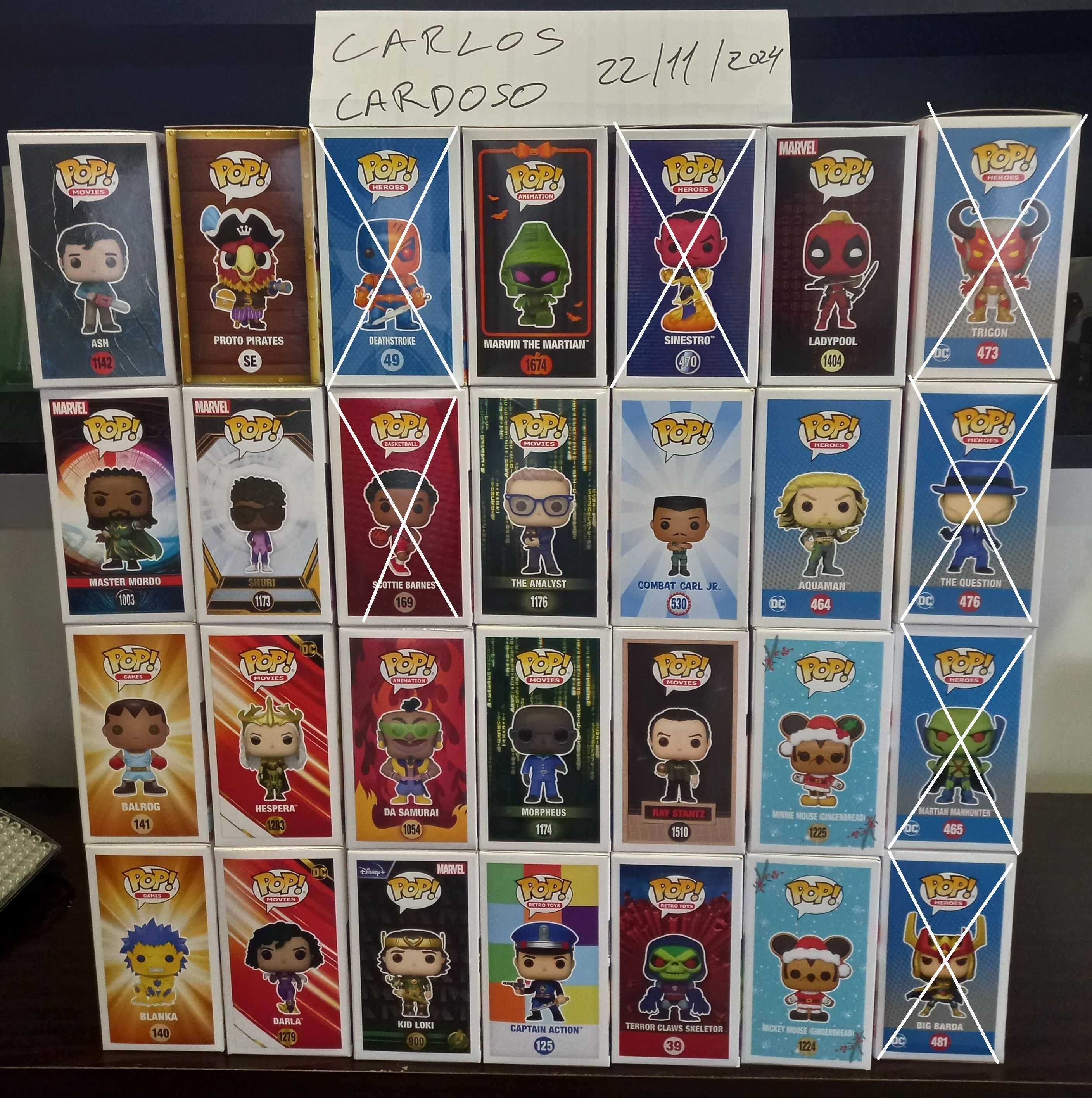 Funko Pop's! (Anime Marvel DC Movies Disney Terror, etc)