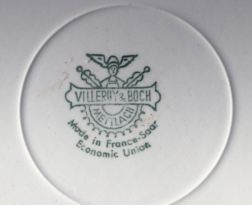 Villeroy&Boch porcelana talerz vintage antyki starocie ceramika 1945 r