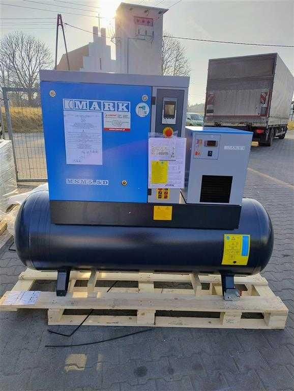 NOWA! Sprężarka Śrubowa z zbiornikiem 500L MARK MSM5.5D 0.7m3/min 2025