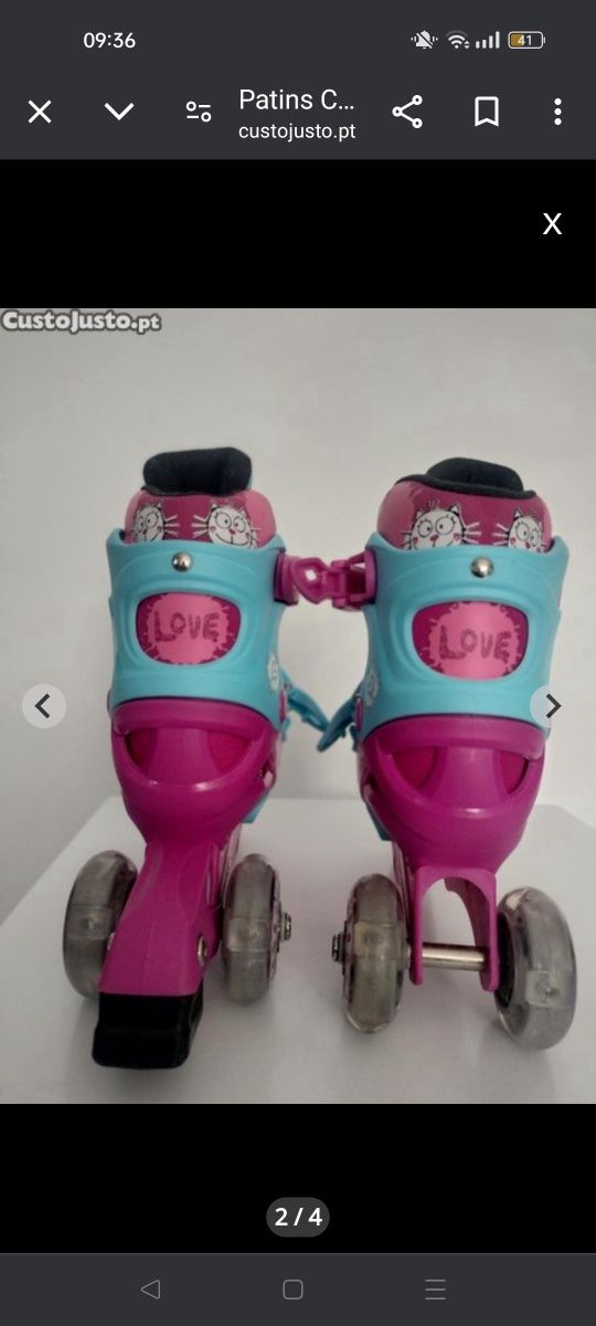 Patins com luzes