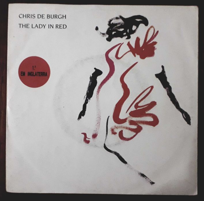 Chris De Burgh single em vibil "The lady in red"