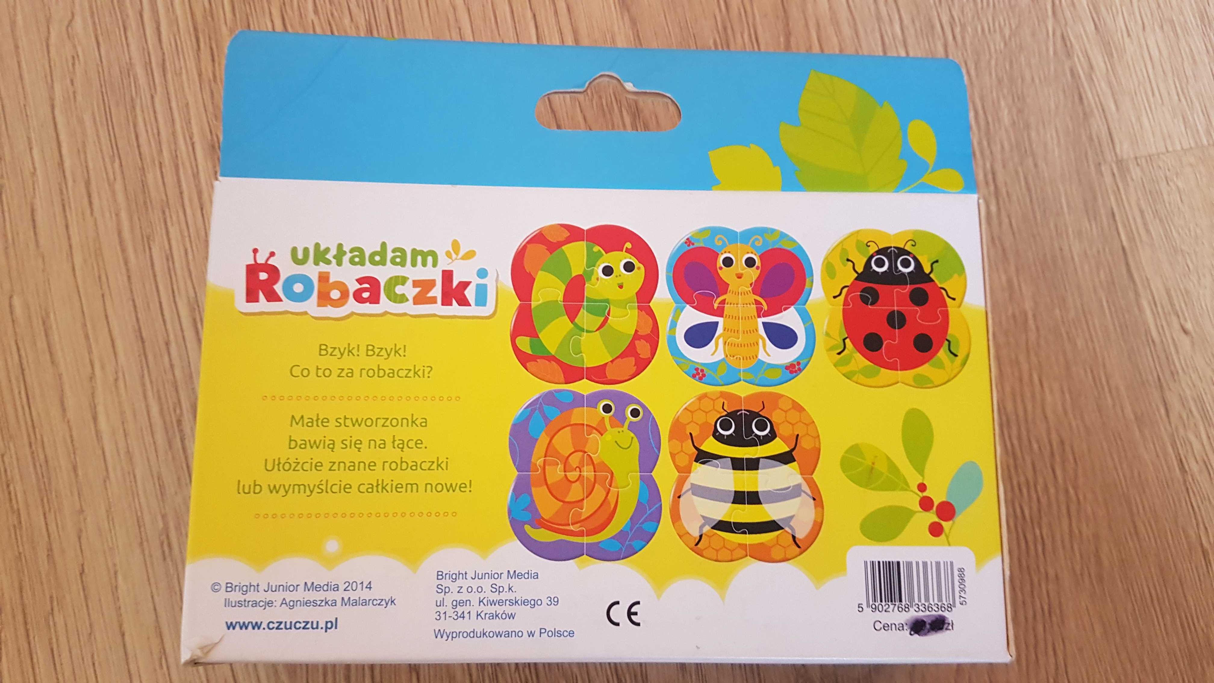 Puzzle CzuCzu układam robaczki