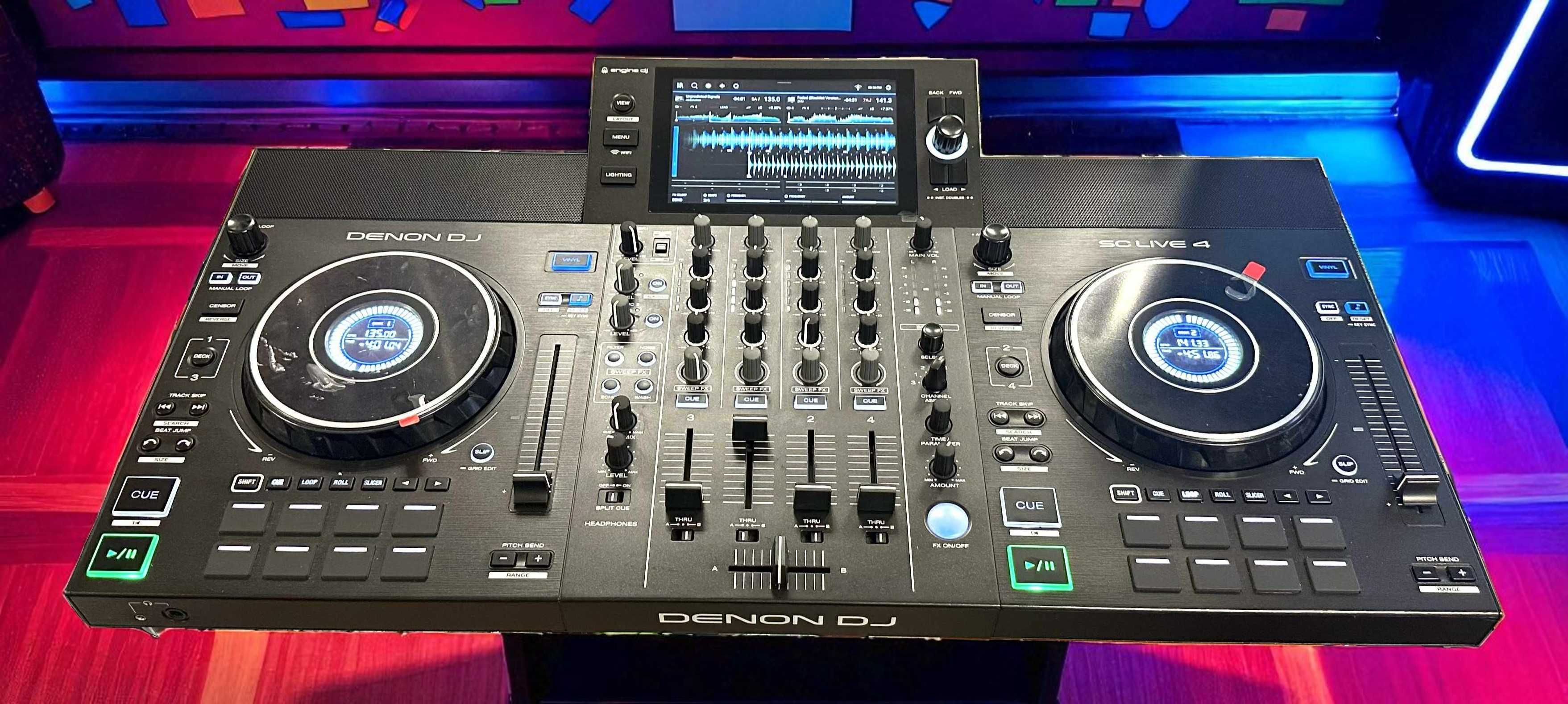 Kontroler DENON SC LIVE 4 ! All in one ! Engine DJ ! Świetny stan