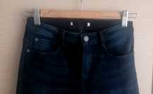 Jeansowe spodnie culoty 134