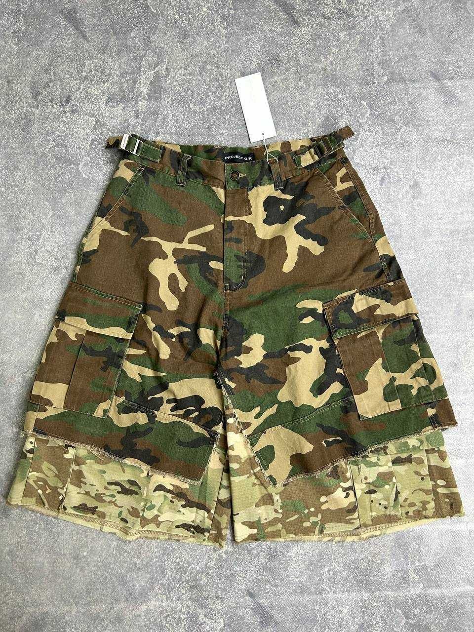 Шорти Project GRAILZ G/R gr шорты камо camo камуфляж distressed L