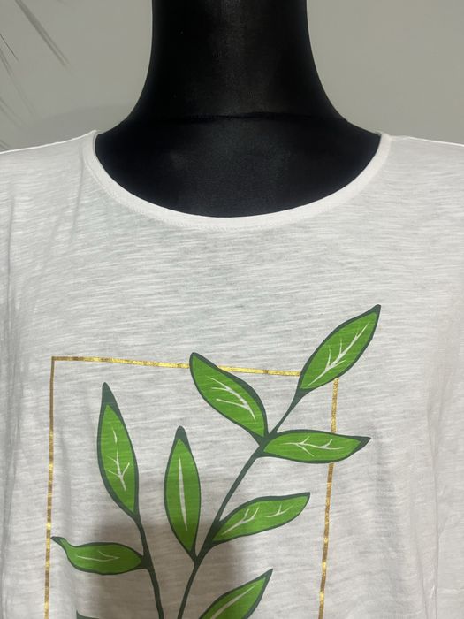 Bawełniana koszulka, damska bluzka z krótkim rękawem