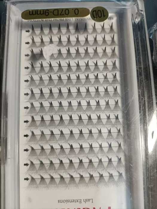 Kępki rzęs 0,07-15mm i 0,07D-9mm