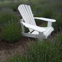Крісло садове адірондак біле