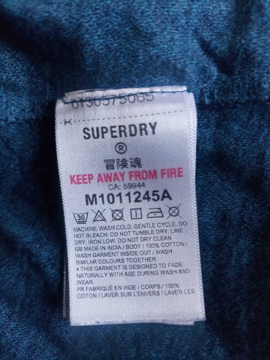 SuperDry koszulka T-shirt męska 2XL 100% bawełna