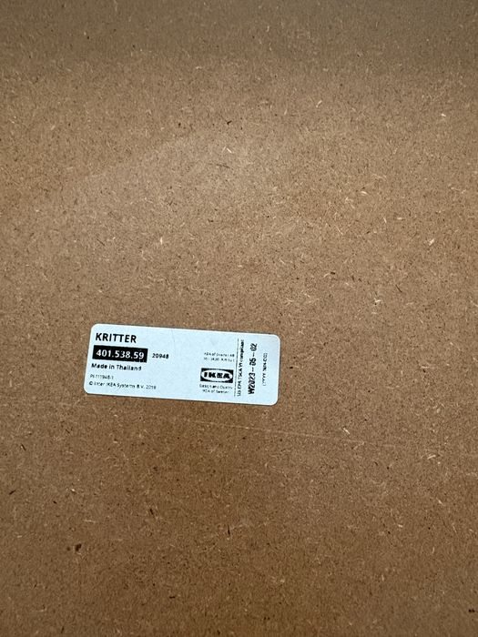 Stolik i krzesełko dzieciece. Kritter Ikea