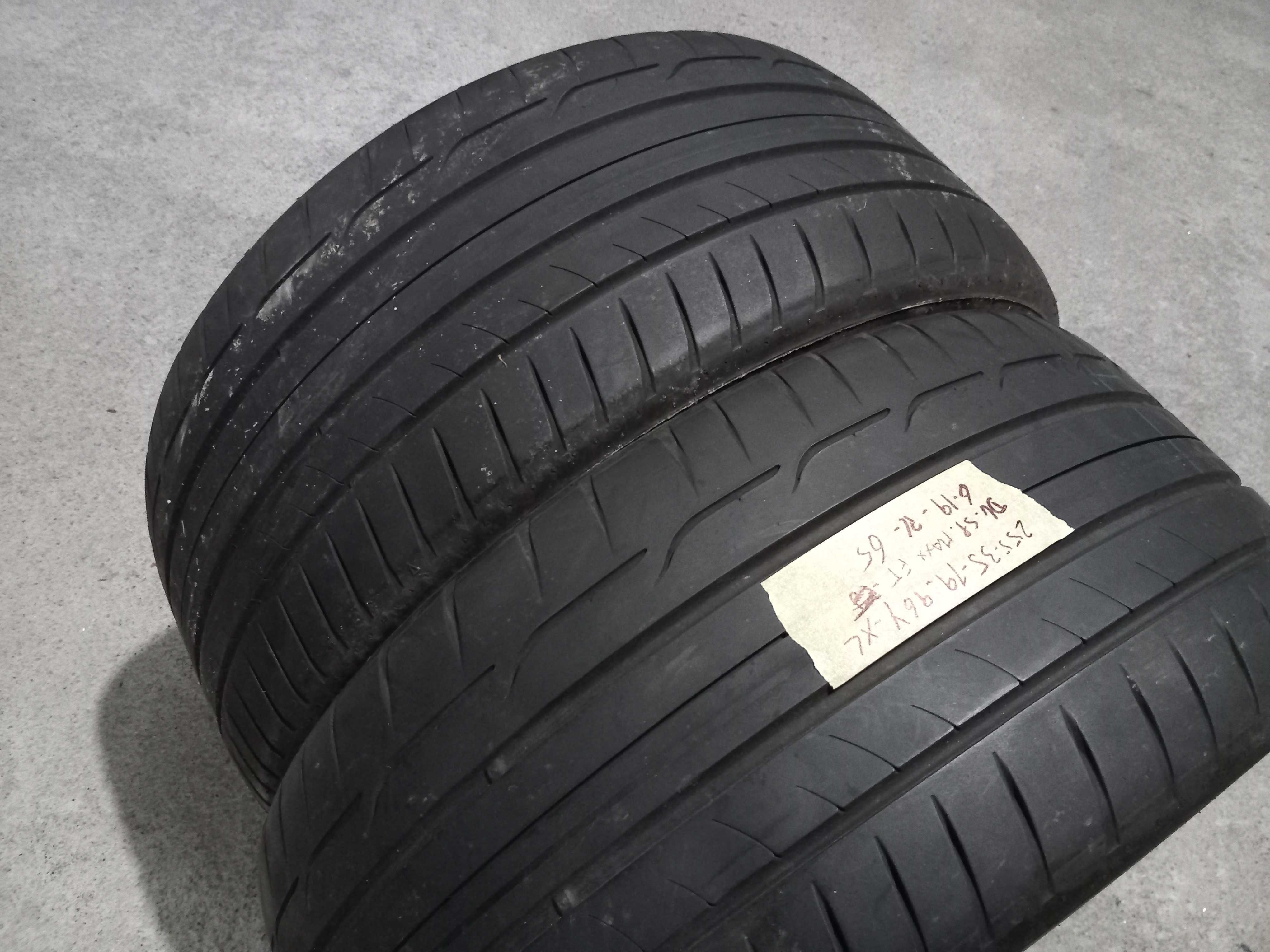 2 Pneus 255/35R19 Dunlop