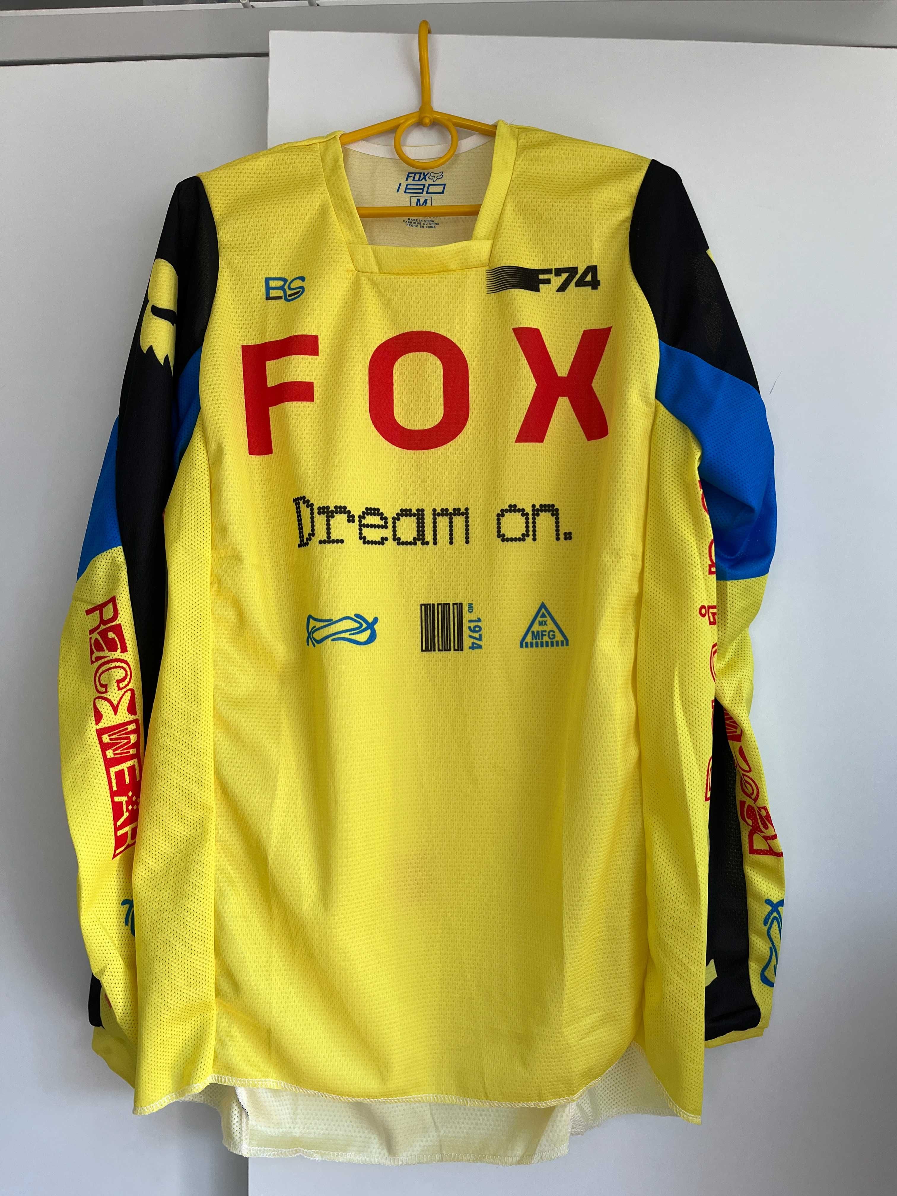 Strój FOX MX 180 (RACE SPEC PALE YELLOW)(cross,quad,enduro,mtb,dh)