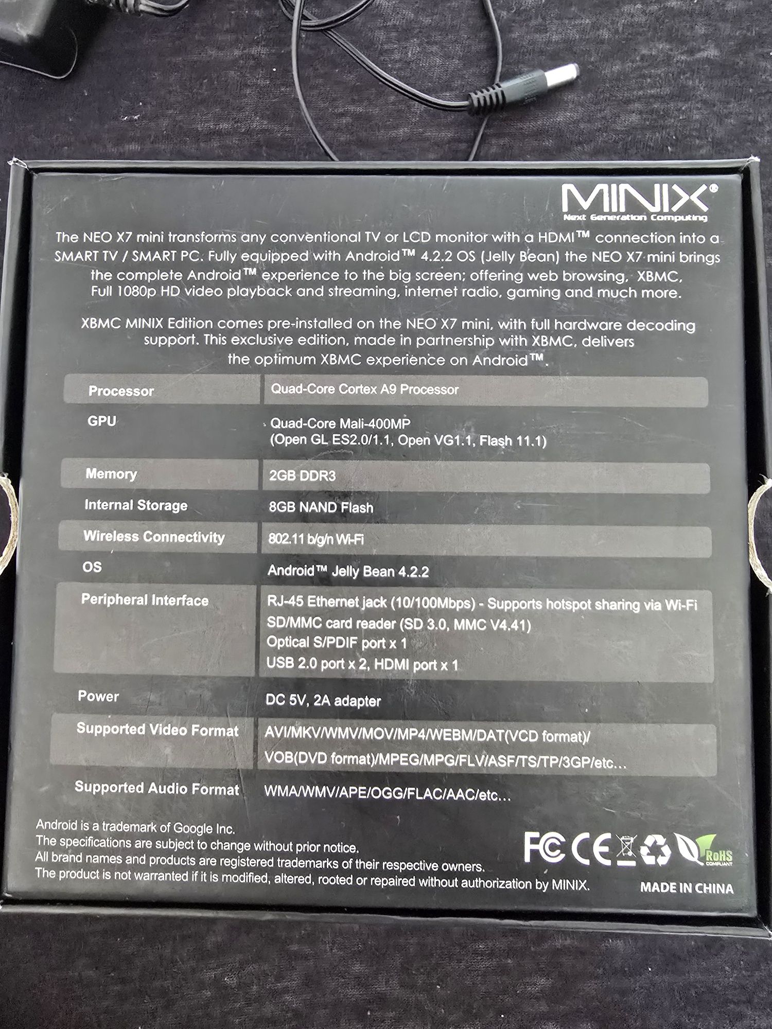 MINIX Neo x7 Mini Android