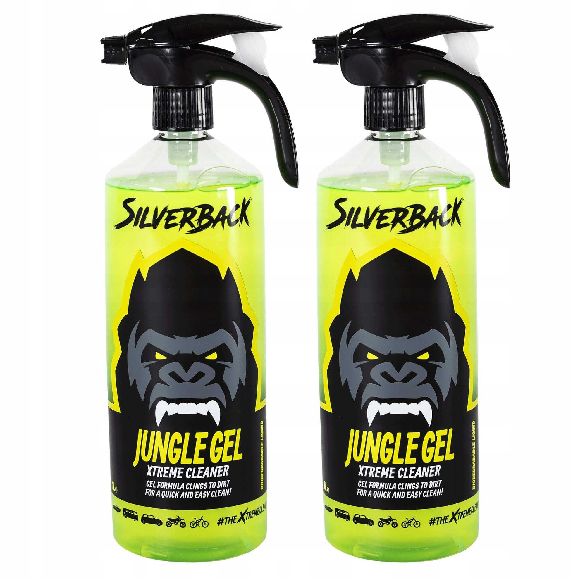 Zestaw 2x środek do mycia rowerów Silverback Jungle Gel 1L