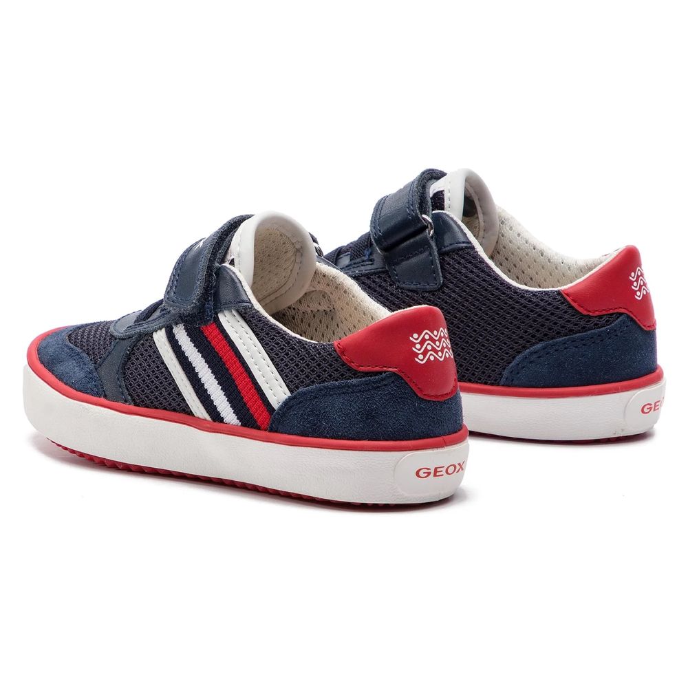 Sneakersy dziecięce firmy GEOX, J Alonisso B. E Navy/White, rozmiar 32