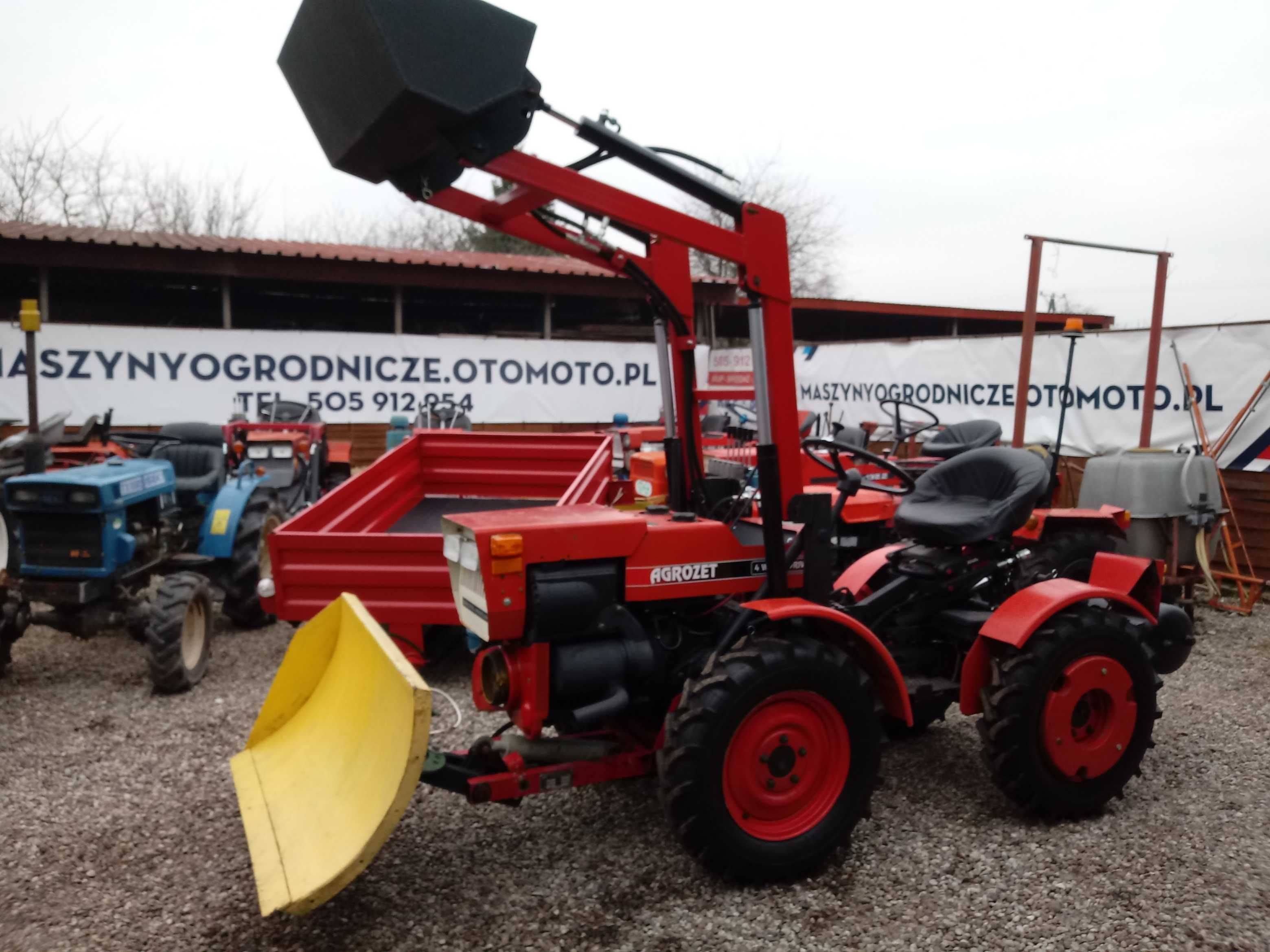 TZ-4K-14 traktorek KOMUNALNY TV-521 4x4 ogrodniczy ODŚNIEŻANIE zima