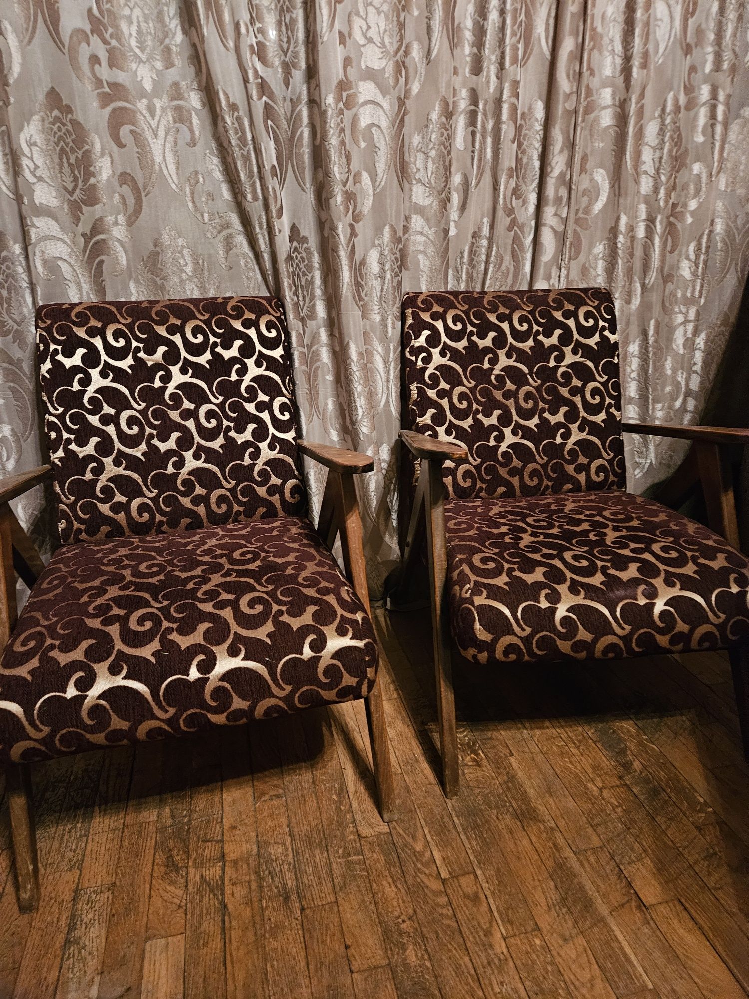 Продам два кресла Циркуль раритет,польша, ,деревянные 1960г.,