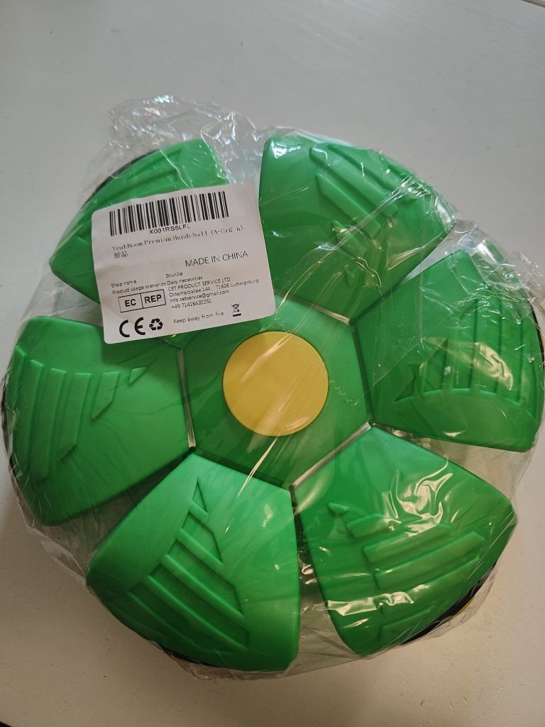 Zabawka dyskopiłka ufo latający spodek frisbee dla psa B753