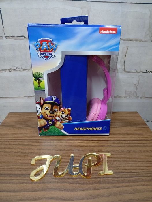 Słuchawki bezprzewodowe nauszne różowe Skye psi patrol