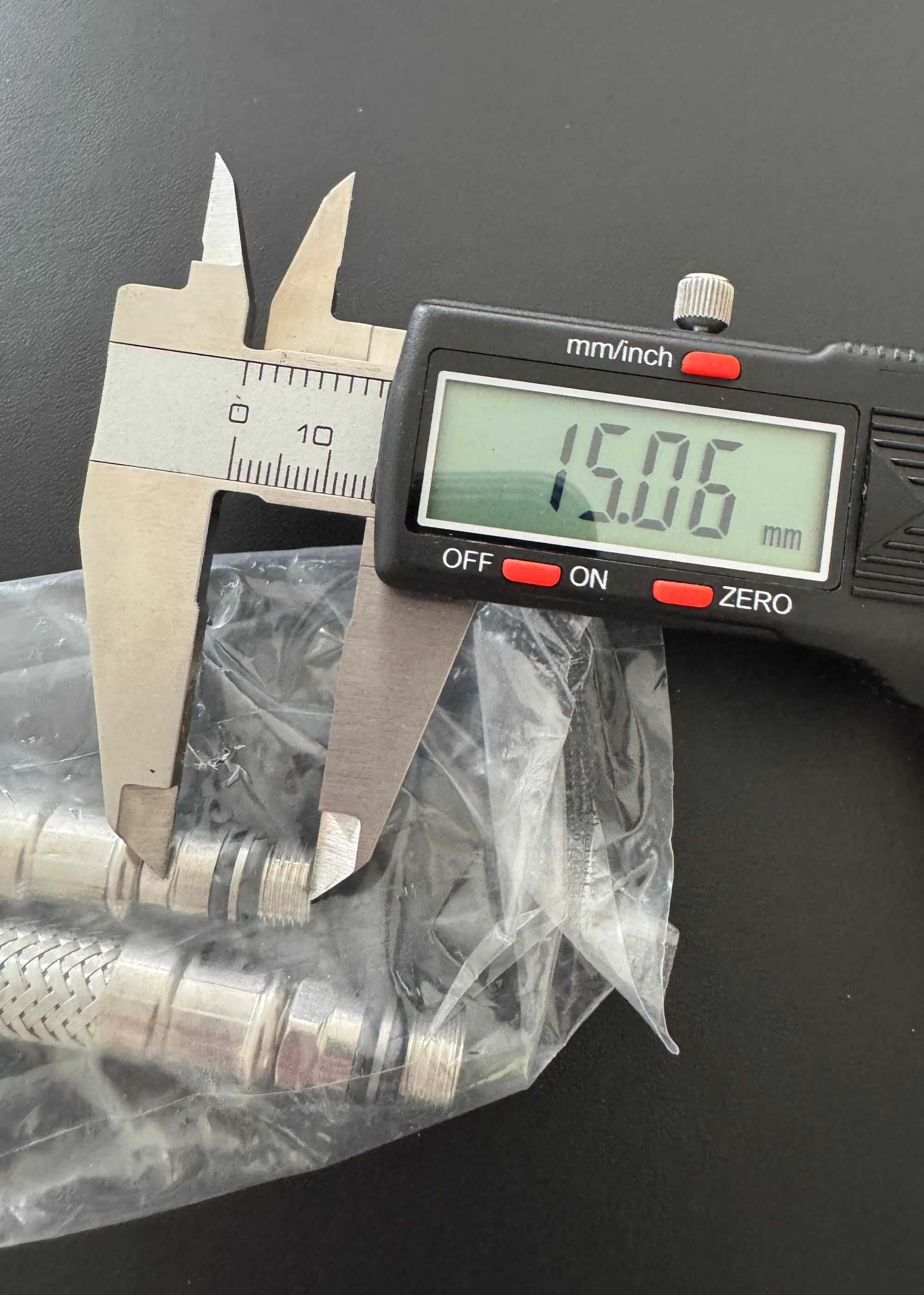 2 szt. unikat wężyk elastyczny do baterii dwie uszczelki GW3/8" x M10