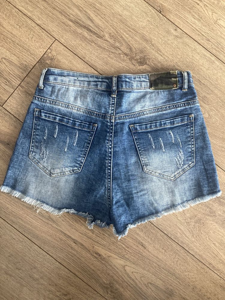 Spodenki jeansowe XS moro