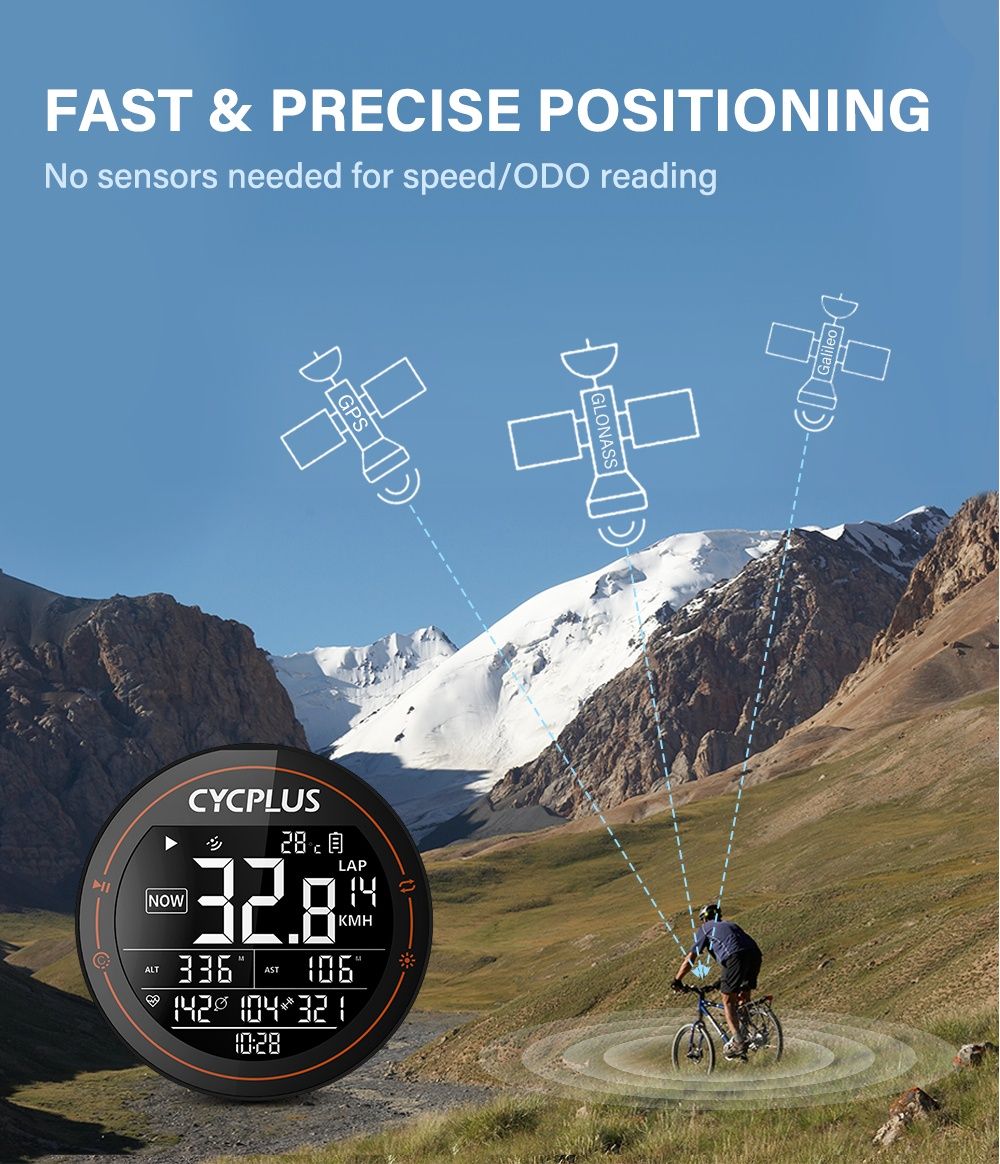 Велокомп'ютер Cycplus M2