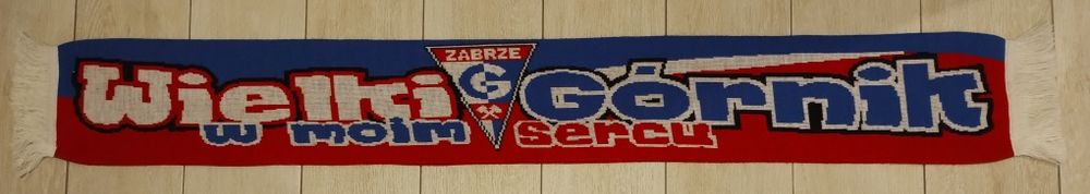 Szal szalik Górnik Zabrze w moim sercu wielki Górnik