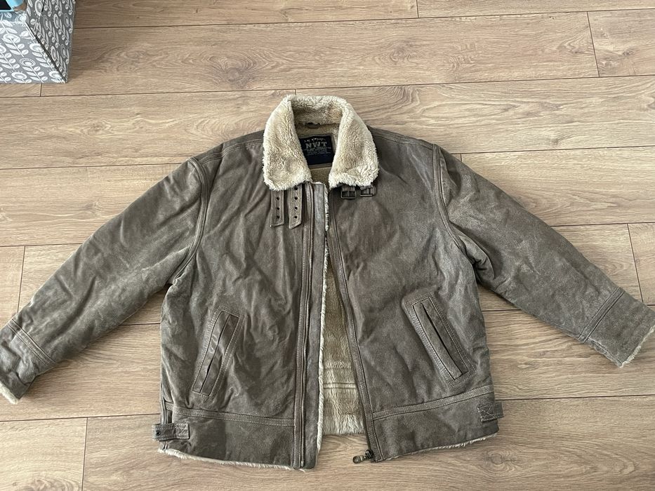 Zimowa kurtka pilotka z kożuchem Le frog