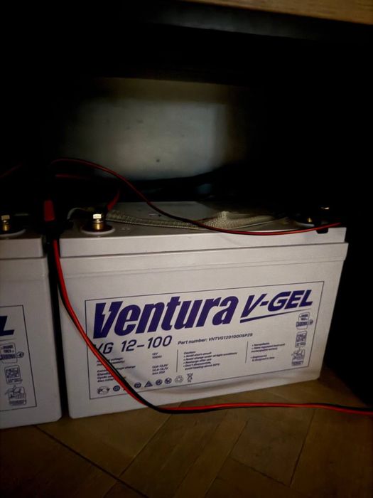 Гелевий акумулятор Ventura V-GEL VG 12-100 (12В, 100Ah).