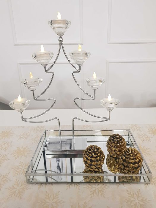 Świecznik Diamonds Free, 7 świec gratis, Home & YOU