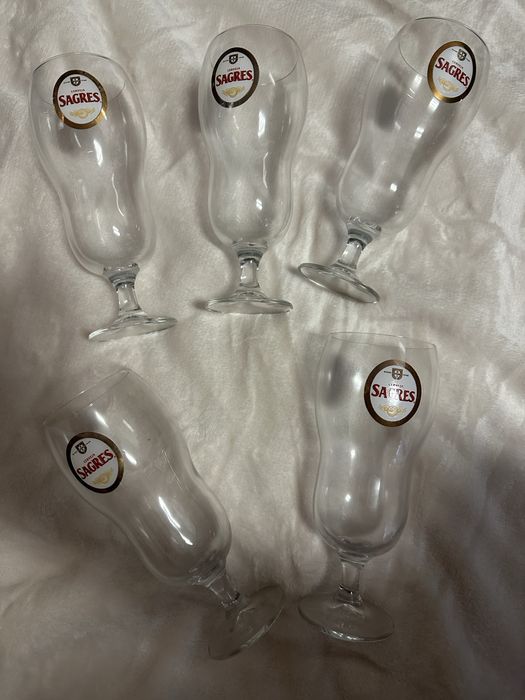 5 copos de pe  sagres