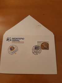 Envelopes primeiro dia circulação e selos comemorativos