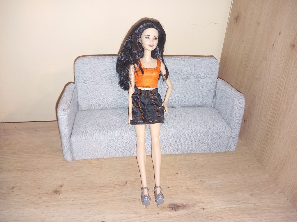 Handmade Kanapa sofa dla lalek Barbie, Enchantimals, Monster High, Rai