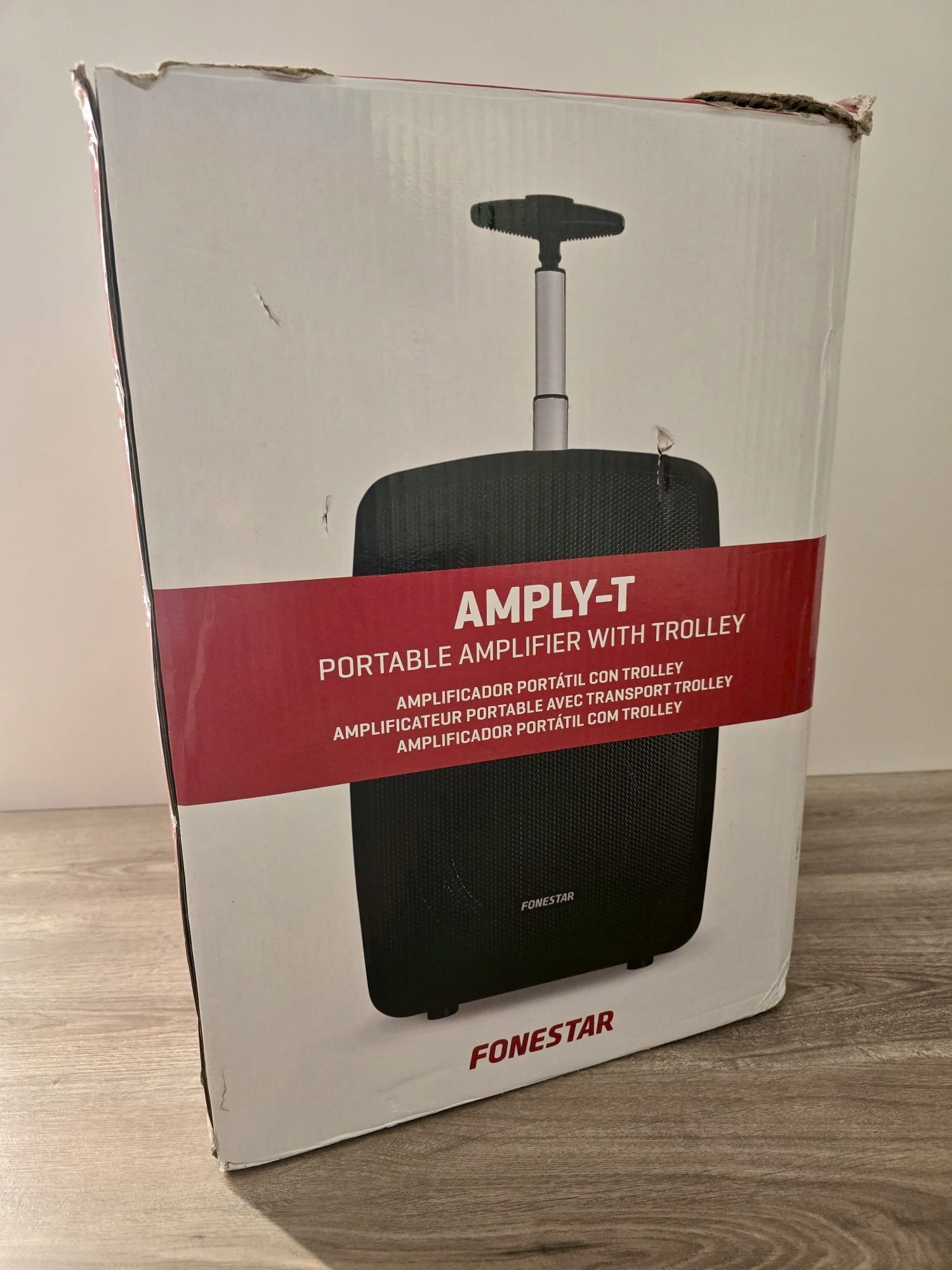 Fonestar Amply 100W com microfone! Excelente oportunidade!!