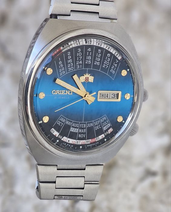 Zegarek Orient Cesarski Patelnia niebieski