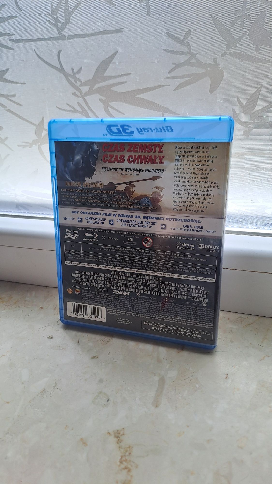 300 początek imperium 3D DVD