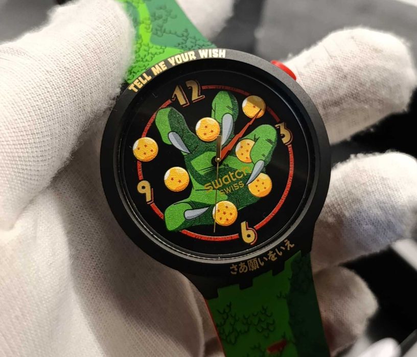 Zegarek limitowany Swatch SB01Z102 Dragon Ball Z - SHENRON X SWATCH