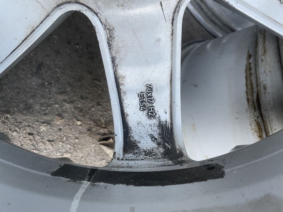 Легкосплавные титановые литые диски 5-112-R17 Mersedes.