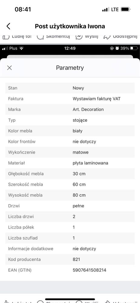 Komoda stan dobry polecam wiecej info na priv