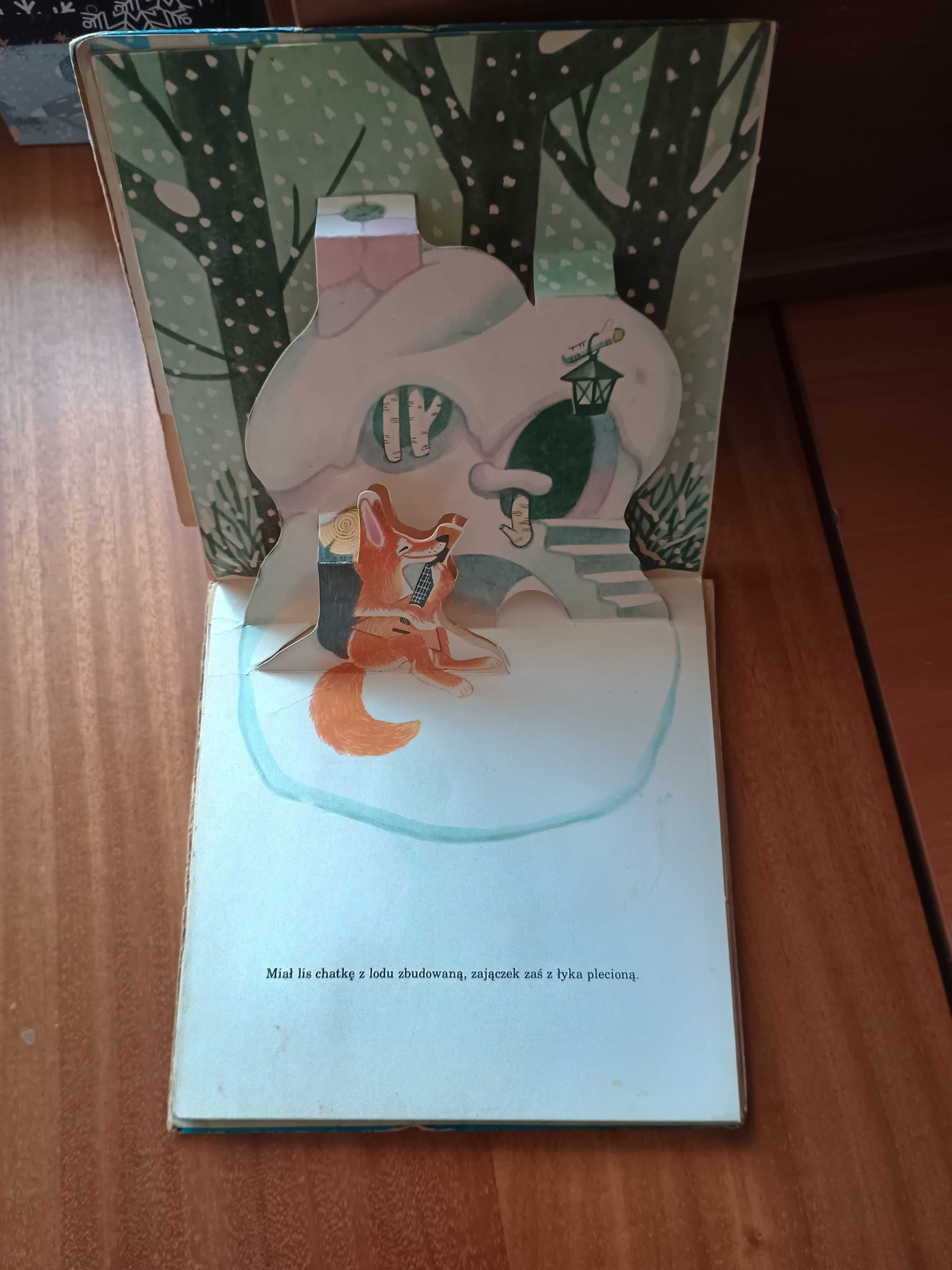 Lis, zając i kogut - rozkładanka, bajka 3D