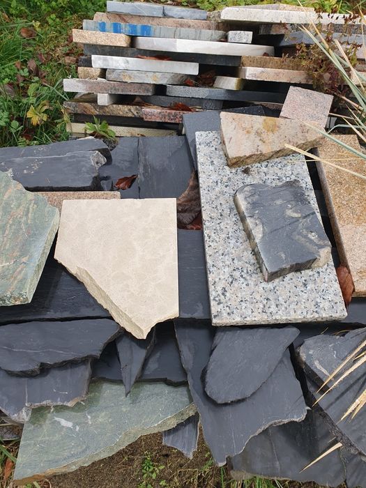 Odpady granitowe - duze kawalki