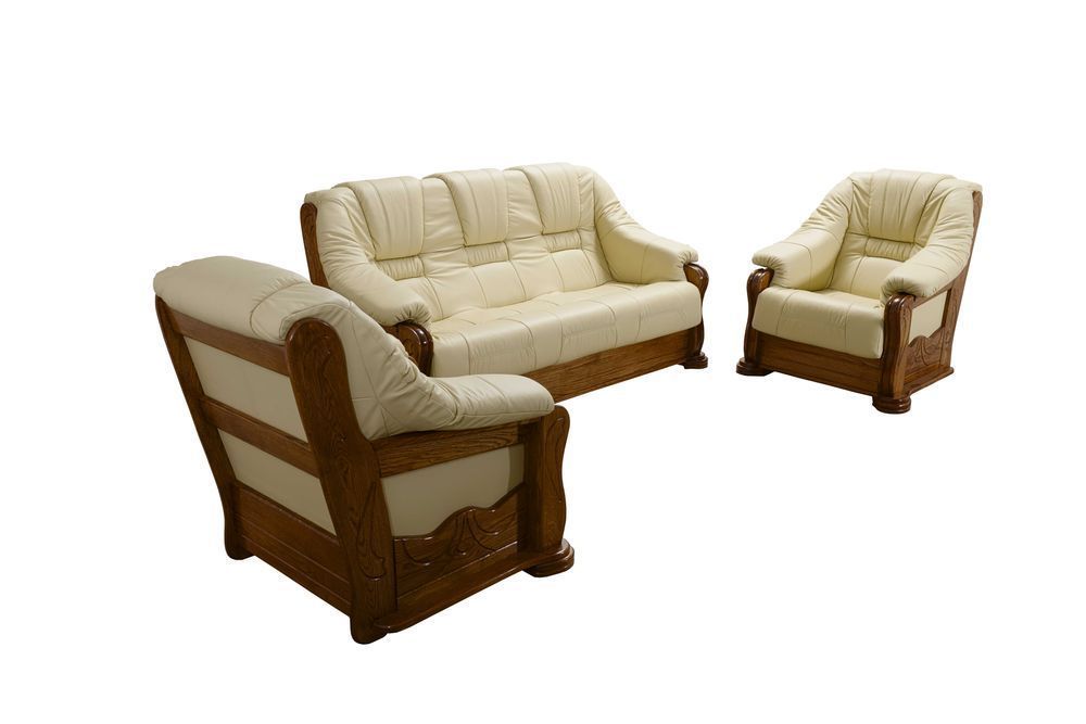 Zestaw MANHATTAN 311 skóra naturalna/dąb PRODUCENT (dostępny od ręki)