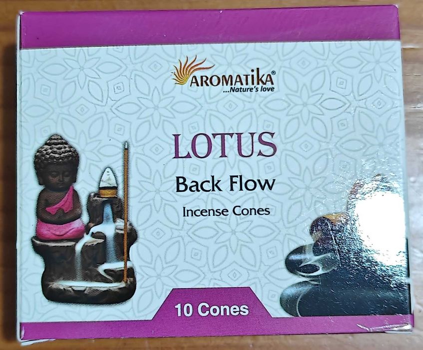 Cones de incenso de refluxo Aromatika - Lótus