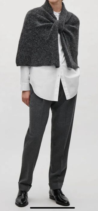 Пончо накидка тепла Cos штани брюки Сos, альпака, шерсть