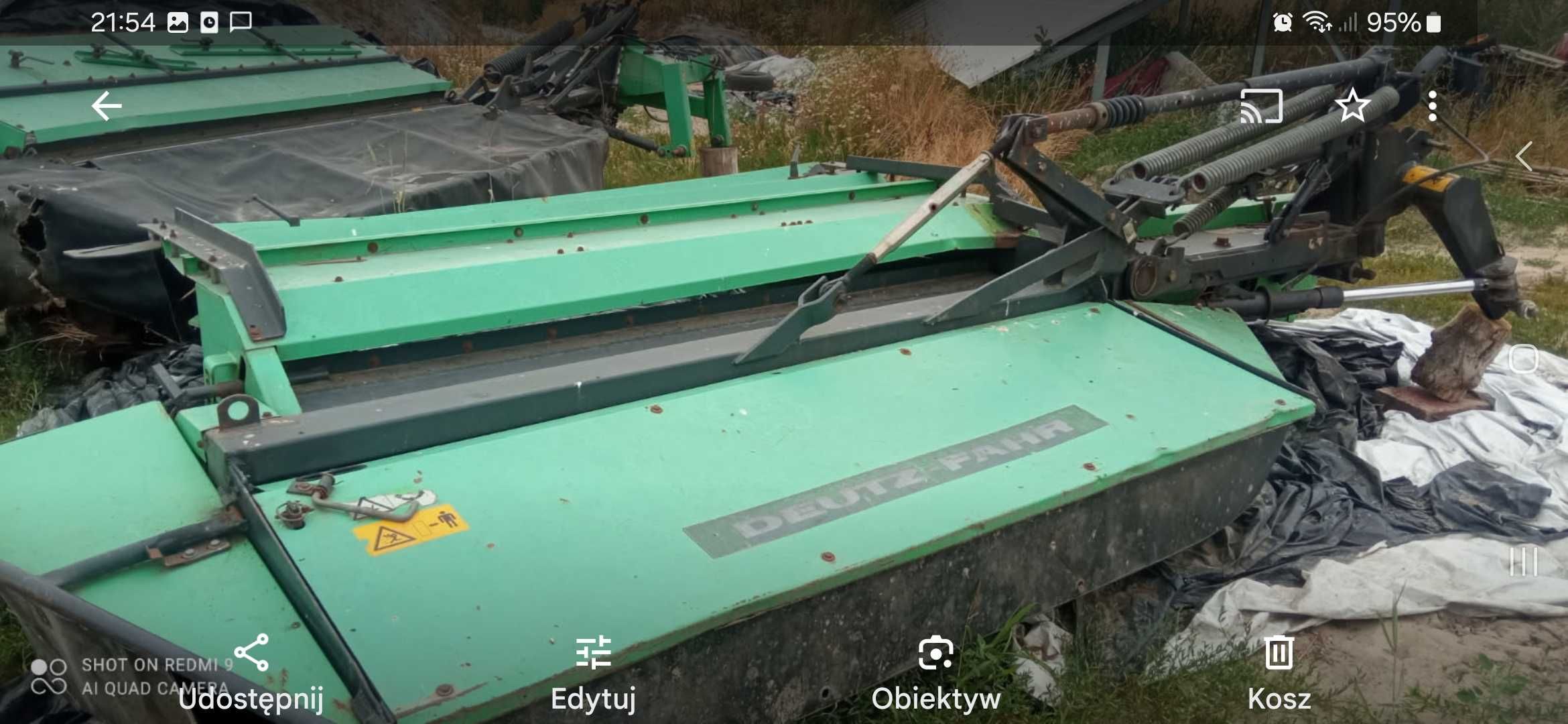 Kosiarka dyskowa deutz fahr vicon