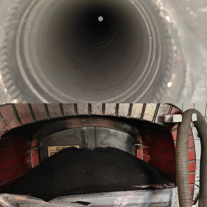 Чистка димоходів | камінів | твердопаливних котлів | сажотрус груба