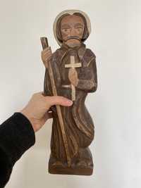 Figura z drewna świety Franiszek