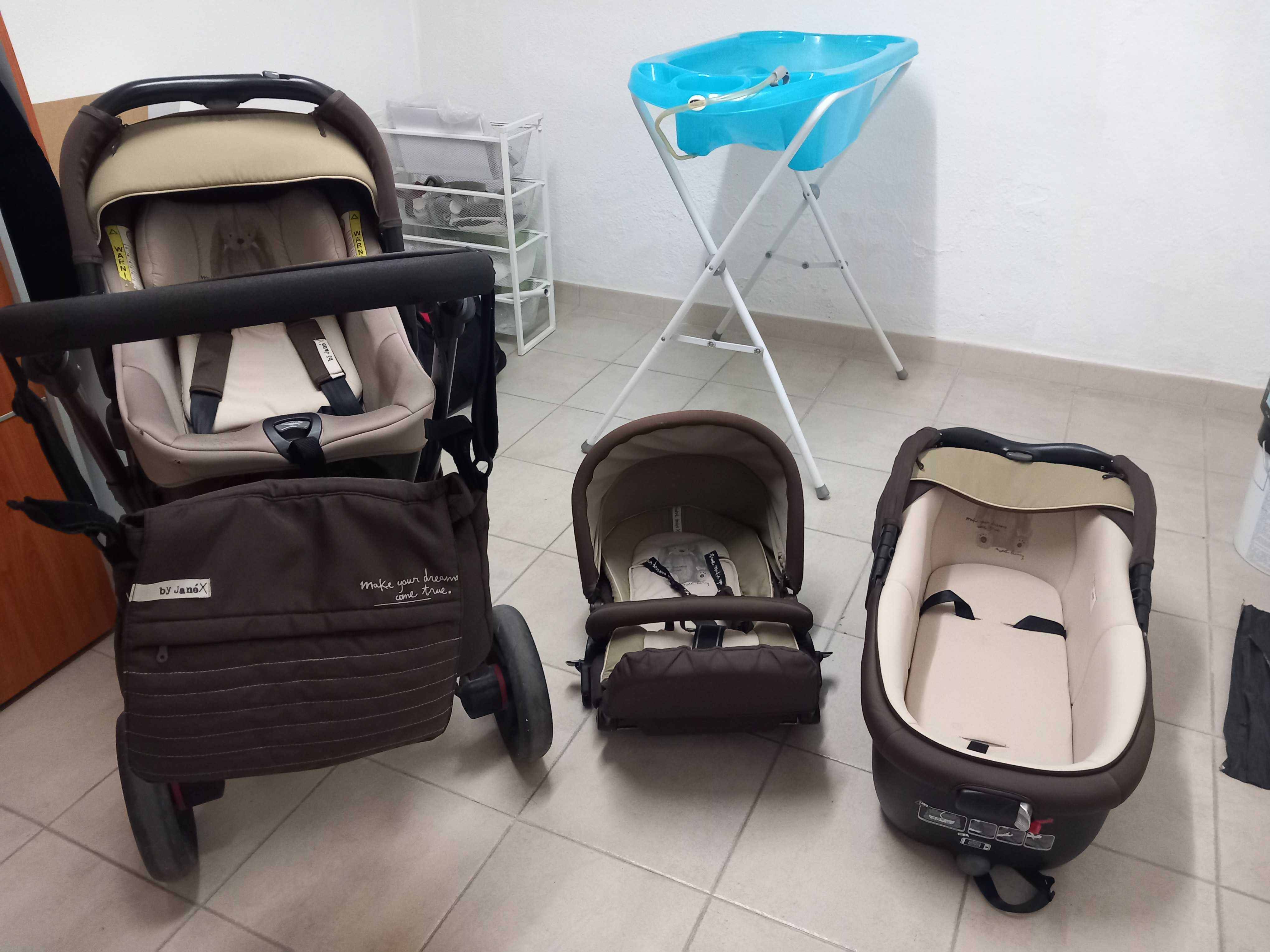 Trio de paseio Jané